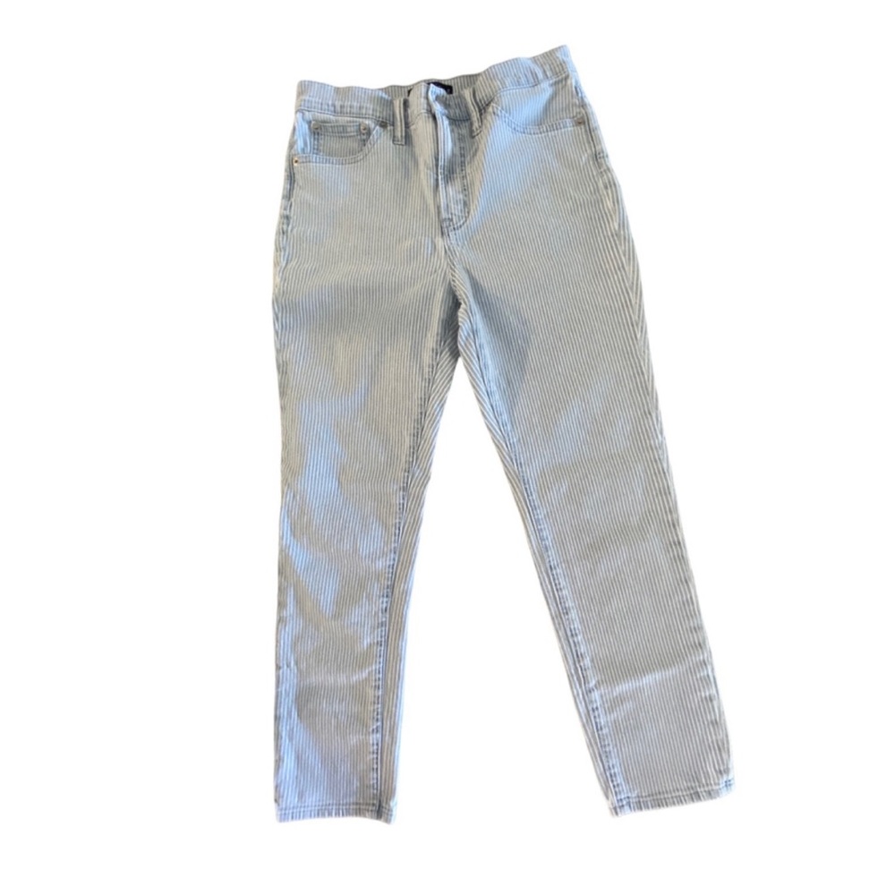 J. Crew Mercantile, Women’s, Size 27, Blue/White Pinstripes, Inseam 24